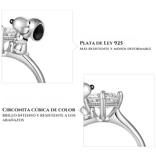 Anillo de plata 925 circonita cúbica